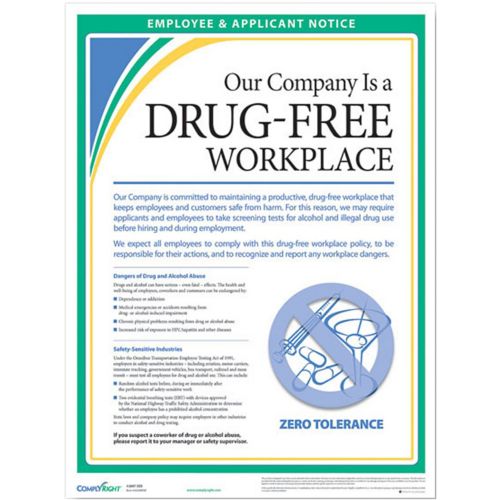 Drug-Free Workplace Poster