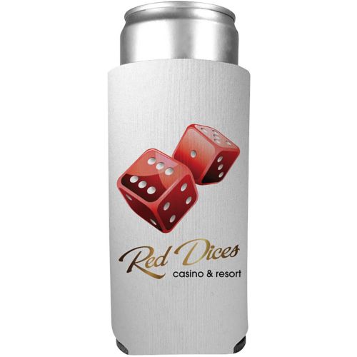 Full Color Slim Kantastic Can Cooler 12 oz
