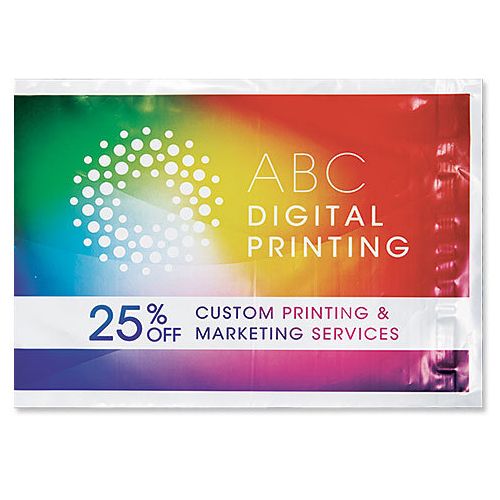 Full Color Poly Bag 2 Sided Mailer 10 x 12