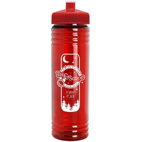 Slim Fit Water Bottle With Push-Pull Lid 24 oz
