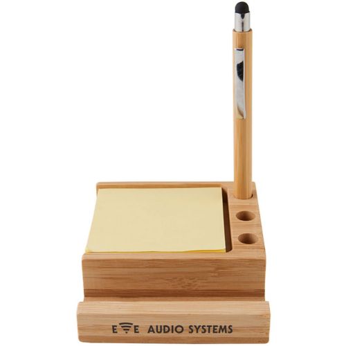 Bamboo Desk Organizer With Phone Holder