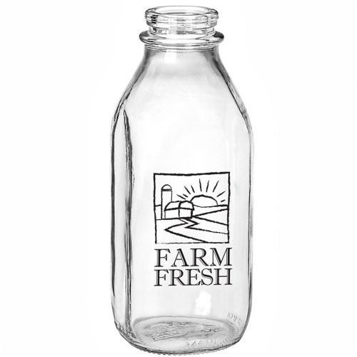 Glass Milk Bottle Quart