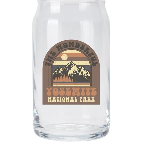 Full Color Can Shape Glass 16Oz