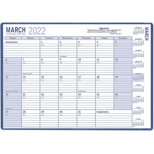 Refill-- 7X10 Academic Monthly (Ad)