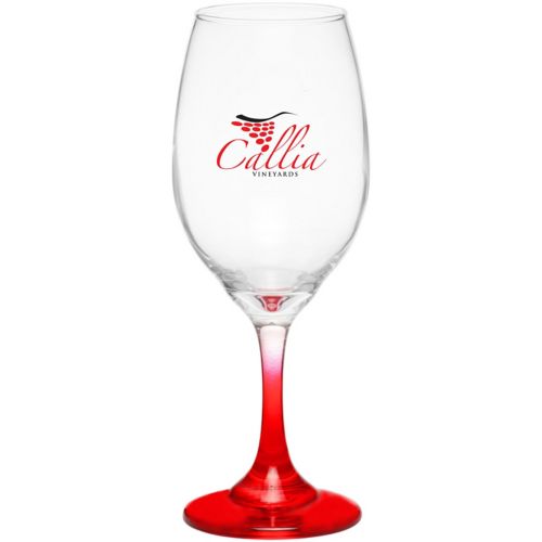 Full Colour White Wine Glass 12.75 oz