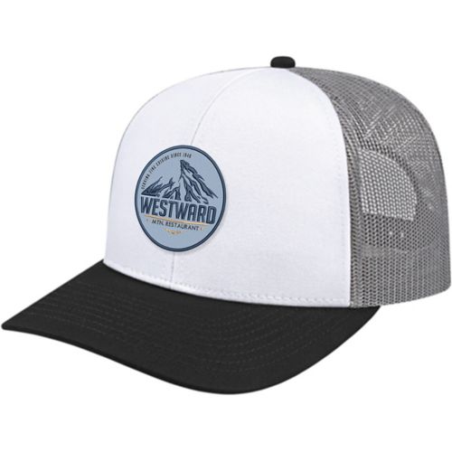 Poly/Cotton Mesh Back Trucker Cap With Patch