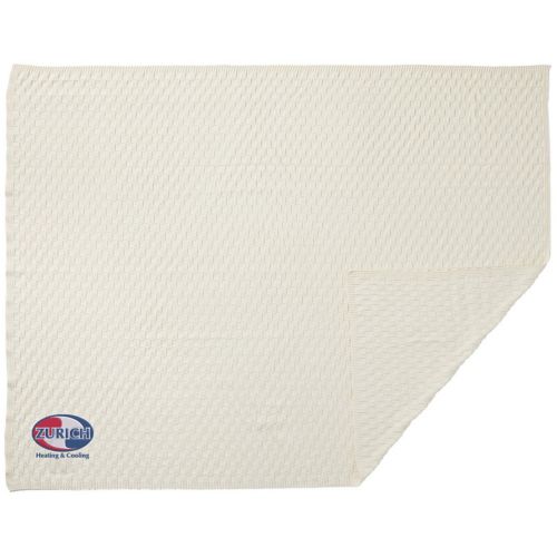 Made*Here New York Basketweave Cotton Blanket