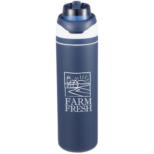 Elvin Recycled Stainless Flip Straw Bottle 28 oz