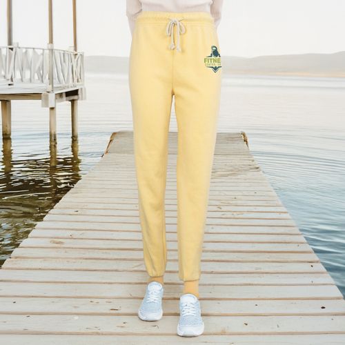 Womens Soft Fitted Sweatpants - Embroidery