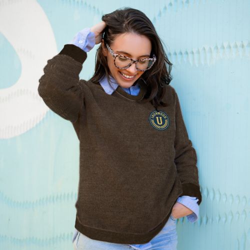 Adult Corduroy Sweatshirt - Full Color