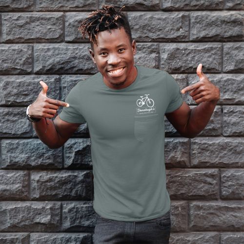 Garment Dye Short Sleeve W Pocket - Screen Print