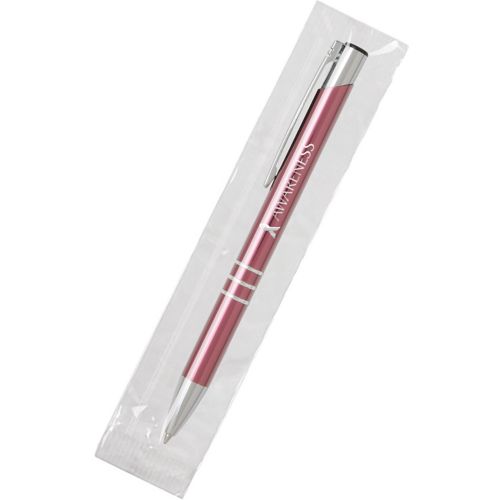 Pink Delane Cello-Wrapped Pen