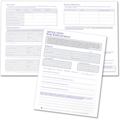 Application For Employment-Blank