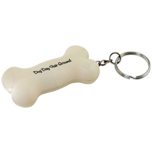 Light Up Dog Bone Keychain
