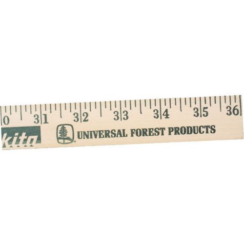 Natural Finish Wooden Yardstick