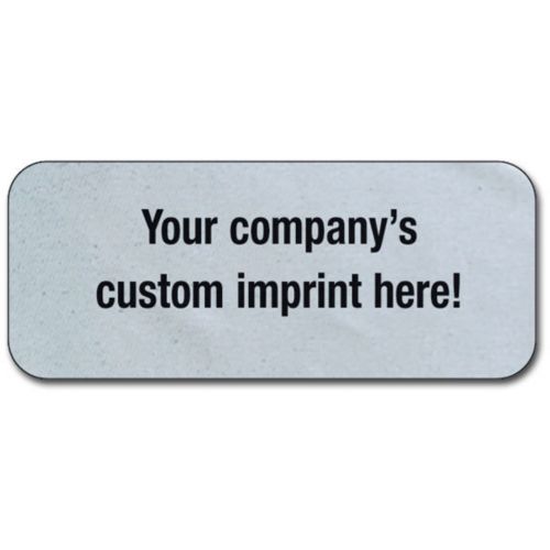 Rectangle Ad Labels 1 Colour Imprint 3 x 1.25