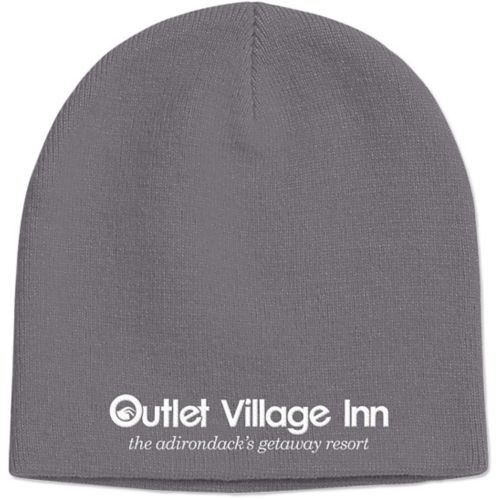 Embroidered Knit Beanie
