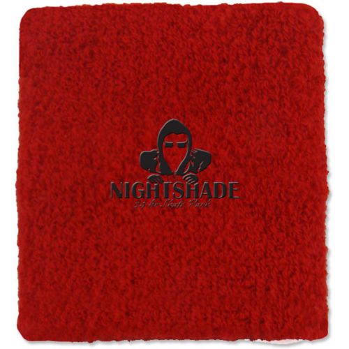 Wristband Terrycloth Embroidered