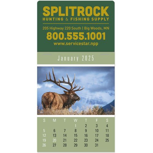 Press-N-Stick Sportsmen Calendar