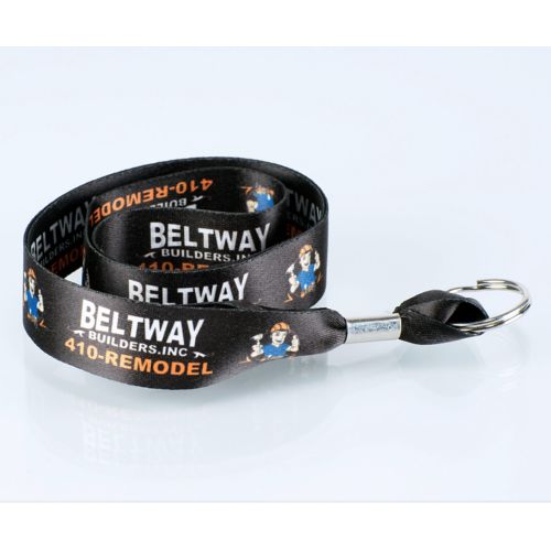 Full Colour Heavy Weight Satin Lanyard 1"