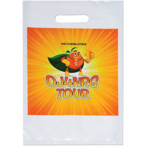 Full Color Die Cut Bag 9X13 2.0 Mil