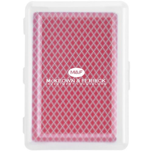 Playing Cards In A Plastic Case