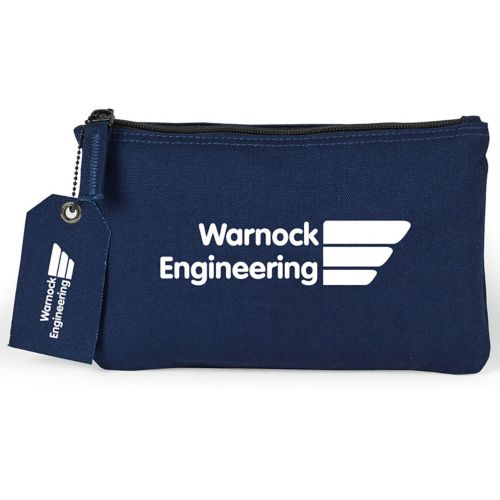 Avery Cotton Zippered Pouch
