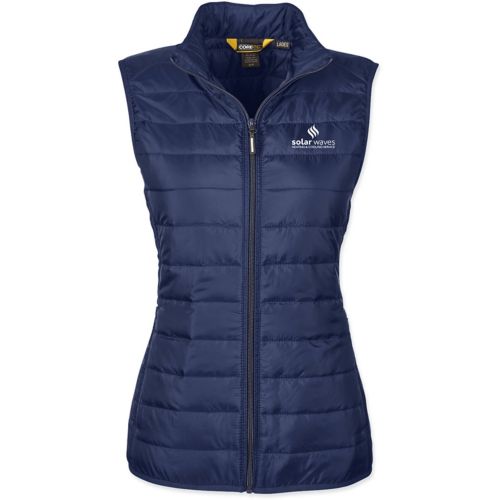 Prevail Embroidered Ladies Packable Puffer Vest