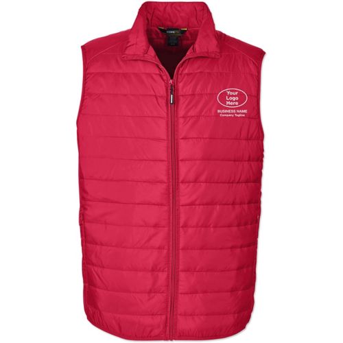 Prevail Embroidered Mens Packable Puffer Vest