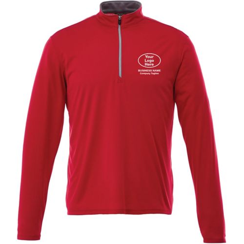 Vega Mens Tech Quarter Zip Pullover Shirt