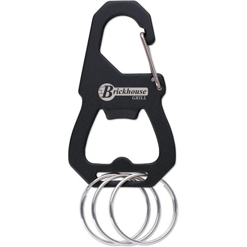 3 Keyring Carabiner W/Bottle Opener