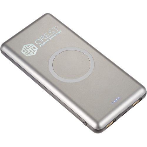 UL Listed Light Up Qi Wireless 10000 Power Bank