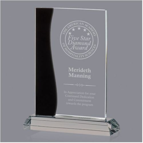 Landfield Award 6" Starfire Black