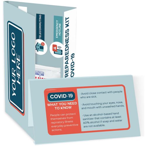 Calling Card With Sanitizer Gel Packet