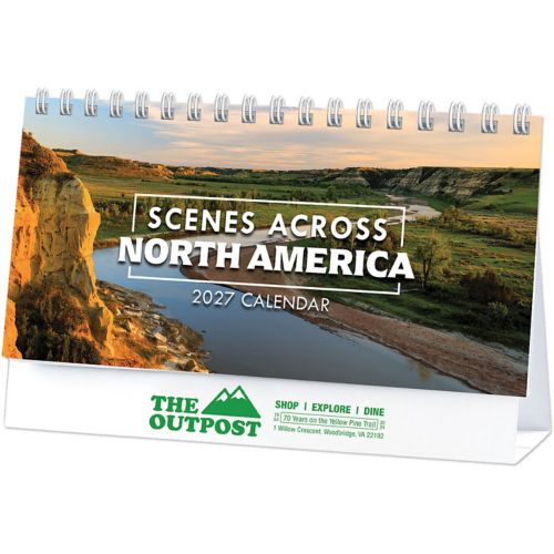 Scenes Across America Desk Calendar