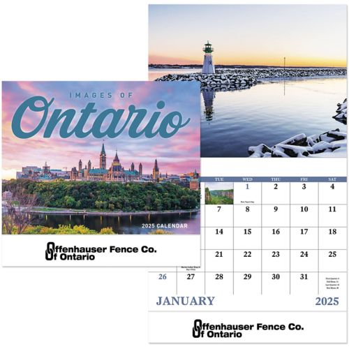 Images Of Ontario Stapled Wall Calendar