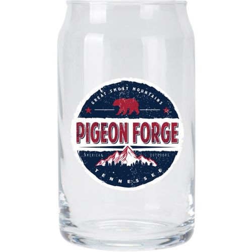 Full Color Can Shape Glass 16Oz
