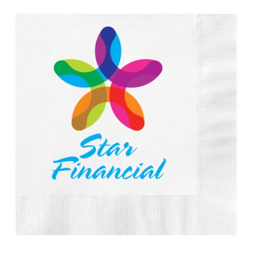 Full Color Luncheon Napkin-Coined