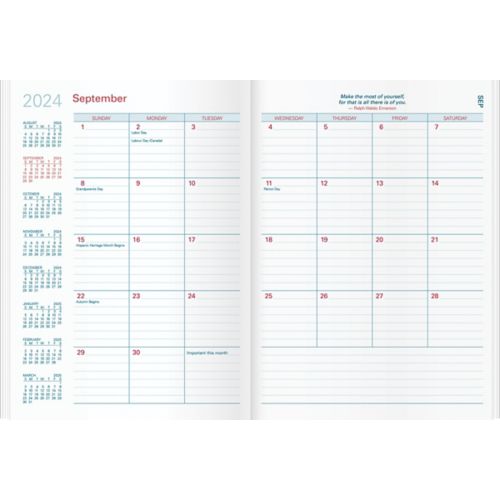 Monthly Planning Guide Refill