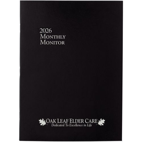 Monthly Monitor With Silver Imprint