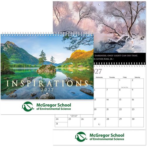 Inspirations Wall Calendar Spiral