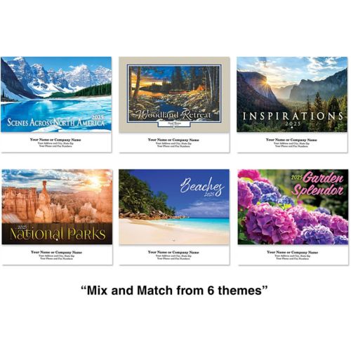 Scenic Assortment Stapled Wall Calendar