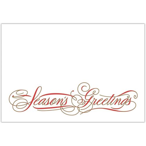 Seasons Greeting Pocket Calendar Mail Envelope