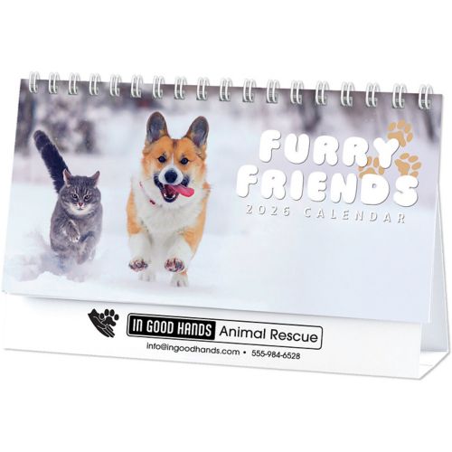 Furry Friends Desk Calendar