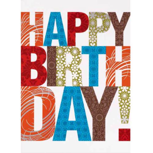 Colorful Birthday Card