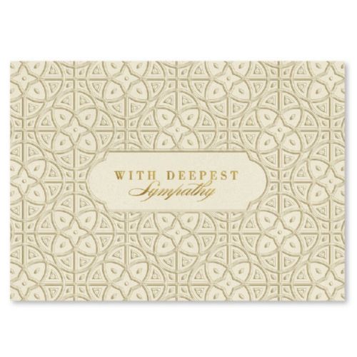 Deepest Sympathy Greeting Card