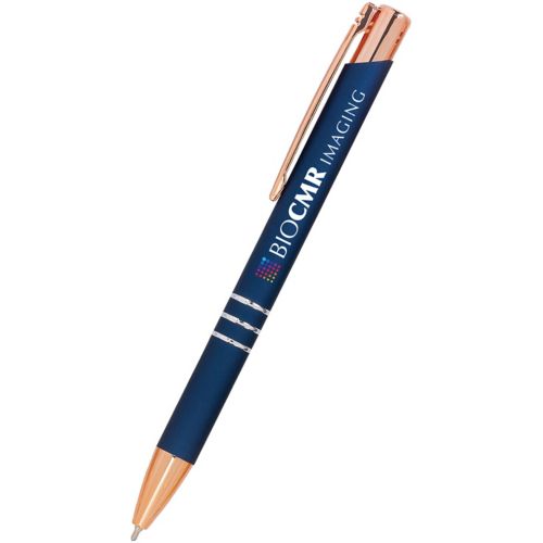 Full Color Delane Gel Pen - Rose Gold