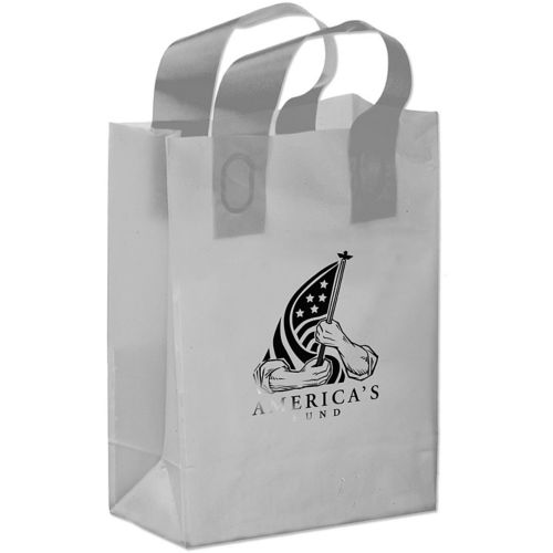 Frosted Tradeshow Bag 8 x 11 x 4
