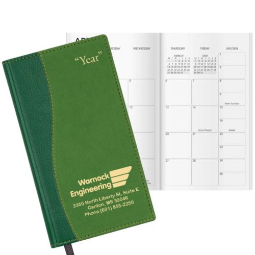Cabernet Work Monthly Pocket Calendar