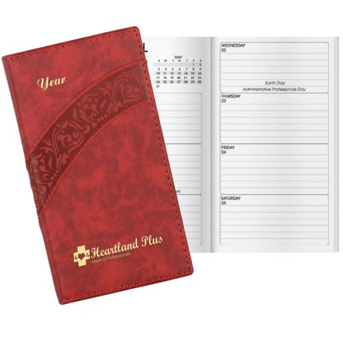 Tuscany Classic Weekly Pocket Calendar
